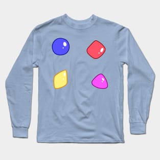 Candy Gum Shapes Long Sleeve T-Shirt